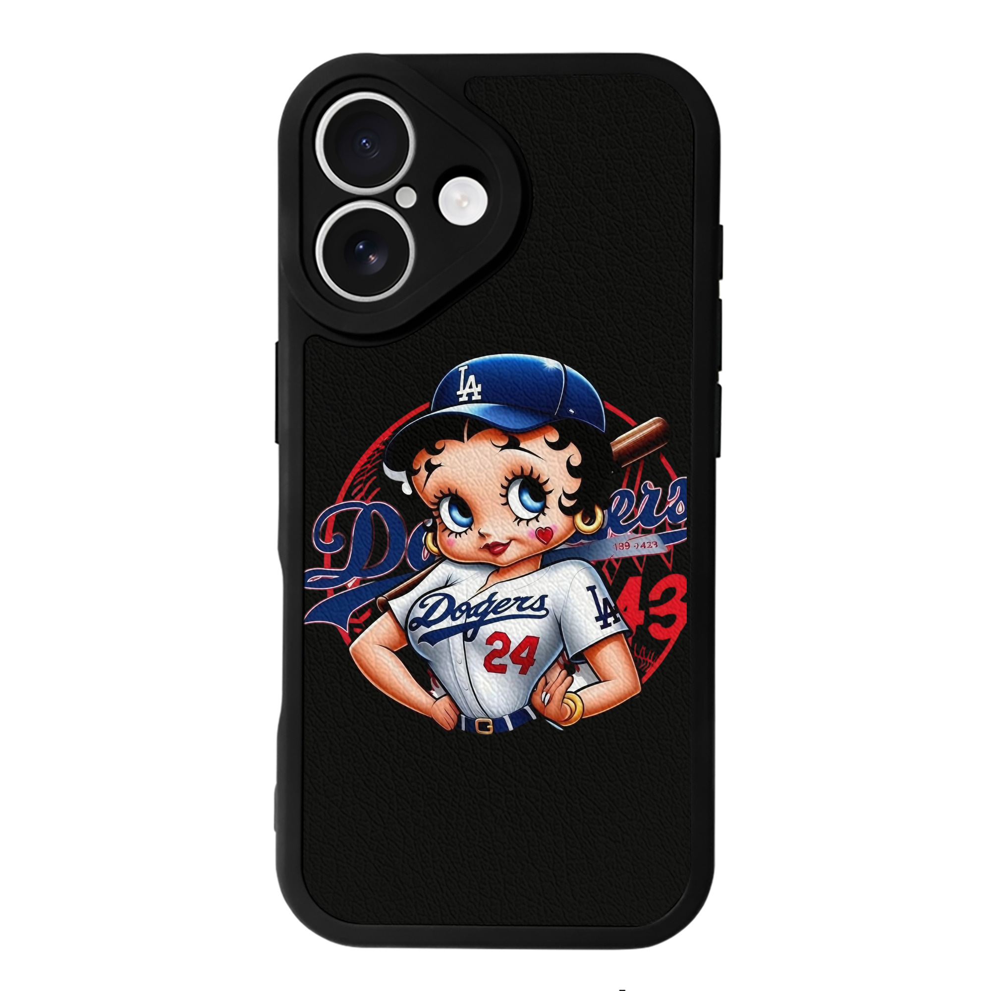  IPhone 16 Silicone Leather Case – UV Print, Lambskin Texture – Perfect Fit, Wireless Charging Compatible, Scratch Resistant, Precise Cutouts – Stylish Protection For IPhone 16